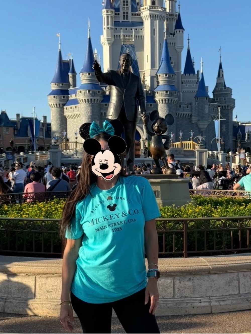 Return to Mickey & Co graphic T-Shirt & Minnie Mouse Ears